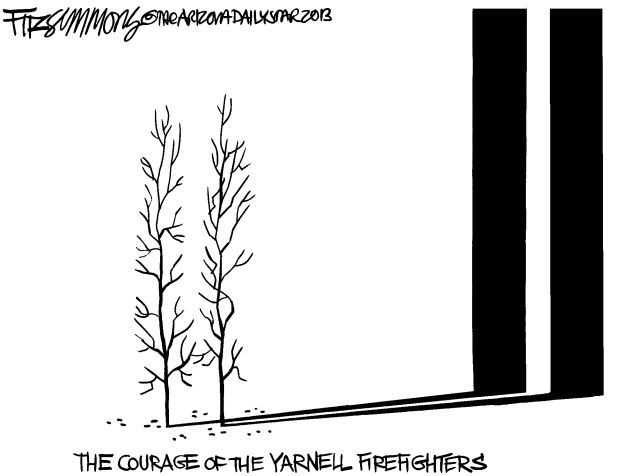 Daily Fitz Cartoon: Fire